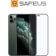 Safeus iPhone 11 Pro Tam Kaplayan Parmak İzi Bırakmayan Safir Ekran Koruyucu Cam