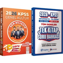 Benim Hocam Yayınları Kpss 2026 Genel Kültür Sen Bilirsin - Ortaöğretim Ön Lisans Tek Kitap Soru