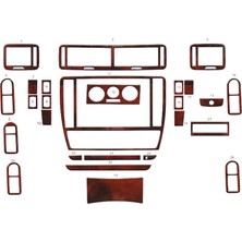 Mars Cockpit Design Volkswagen Passat Alüminyum Kaplama 1996-2004 26 Parça Maun