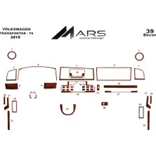 Mars Cockpit Design Volkswagen Transporter  Konsol-Torpido Kaplama 2015-2018 39 Par? Maun