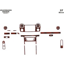 Mars Cockpit Design Volkswagen Amarok Konsol-Torpido Kaplama 2010- 37 Parça Maun