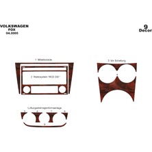 Mars Cockpit Design Volkswagen Fox Konsol-Torpido Kaplama 2005 9 Parça Maun