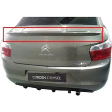 Türkset Citroen C-Elysee Fiber Kalın Spoiler (( Beyaz Boyalı ))