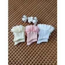 Rocks For Dantelli Penye Burun Dikişsiz 6'lı Kız Çocuk Çorabı