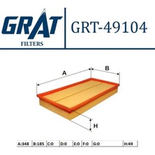 Grat 49104 Hava Filtresi 9186262