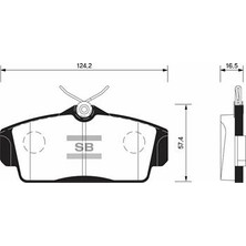 SANGSIN ÖN FREN BALATA NISSAN ALMERA 1.5L QG15DE N16 02- / PRIMERA 1.6L 2.0L GA16DE SR20DE P11 1996-2001