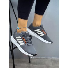 Homiro Unisex Fuspetli Poli Taban Spor Ayakkabı-Füme-Beyaz