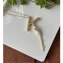 Uçurtma Detaylı Alya Harf Kolye ( 2 cm Büyük Boy )