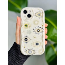 Storemax Go Aksesuar 13 ve 14 ile Uyumlu Nazar Baskı Desenli Silikon Kılıf