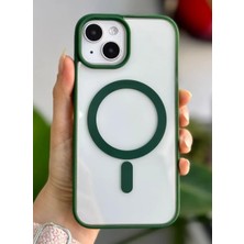 Storemax Go Aksesuar 13-14 ve 15 ile Uyumlu Kablosuz Şarj Özellikli Renkli Şeffaf Kılıf