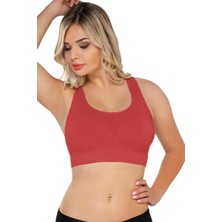 Kapsulavm Coral Mı Emay 4027 Seamless Tül Pedli Toparlayıcı Büstiyer