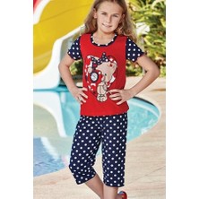 Kapsulavm Kız Çocuk Puantiyeli Alt Üst Takım