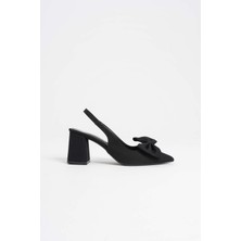 Trendella Candy Siyah Kadın Topuklu Ayakkabı