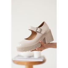 Trendella Helen Kadın Bej Rugan Günlük Ayakkabı