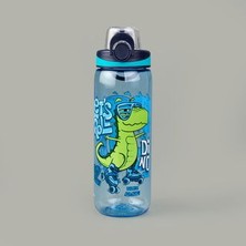 Renga Trego Yeşil Dino Kilitli Tritan Matara - Renkli - 630 ml