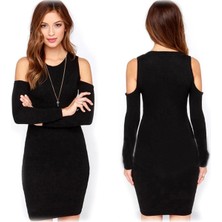 Eterella DTP101184 Omuz Açık Tarz Elbise