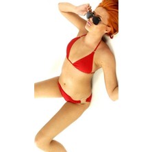 Eterella TP120606 Ateş Kırmızısı Bikini Takım