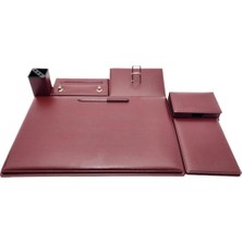 Nusrat Bilişim Classifix Sümen Takımı 7 Parça Napa S.deri Bordo