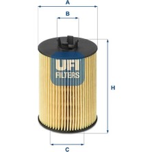 Ufi YAG FILTRESI MERCEDES M266 W168 W414 A2661800009