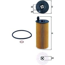 Mahle YAG FILTRESI BMW N47 N57 F10 F20 F30 F32 F34 F36 F01 F07 E90 F22 E84 F25 F15 F16 F26 . TOYOTA