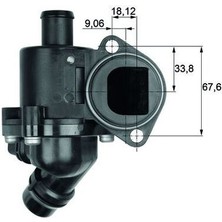 Mahle TERMOSTAT KOMPLE A4-A6 1.8T 100C 06B121111K 06B121111D 06B121111G