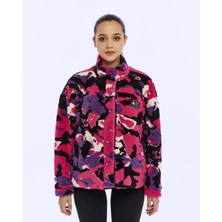 Kappa Authentic Neplina Kadın Bordo-Lacivert Regular Fit Sherpa