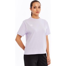 Kappa Nadya Kadın Mor Regular Fit Tişört
