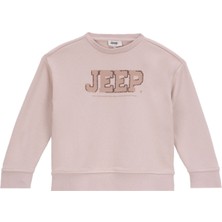 Jeep Baskılı Erkek Çocuk Bej Sweatshırt J5WB-SWT7713