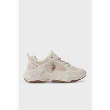 U.S. Polo Assn. Kadın Bej Spor Ayakkabı 40 Maybe Wmn Hafif ve Esnek Taban Tipi