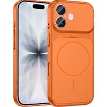 Zenith Works iPhone 16 Kılıf Znth M-Safe Şarj Özellikli Kamera Korumalı Formen Kapak - Turuncu