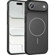 Zenith Works iPhone 17 Air Kılıf Znth M-Safe Şarj Özellikli Kamera Korumalı Formen Kapak - Siyah