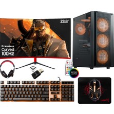 Turbox TX6596 I5 4440 32GB Ram 512GB Nvme SSD 4gb RX550 23.8 Inç Fhd 100Hz Curved Oyun Hazır Sistem