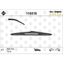 Valeo SİLECEK SWF 30CM X1 ARKA FOCUS 3 2011 FIESTA 2006 QASHQAI 2007 SECENIC 3 2009 YARIS SAAB 1462914