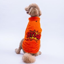 Pawstar Turuncu Doha Go! Urban Moods Peluş Orta Büyük Irklar Köpek Kıyafeti Köpek Sweati