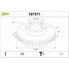 Valeo ÖN FREN AYNASI ASTRA L 2021 COMBO E 2018 BERLINGO 2018 C4 2013 PARTNER 2018 308 2-3 2013 RIFTER