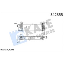 Turbo Radyatörü Intercooler Nıssan Navara-Pathfınder Al-Pl-Brz 14461EB360