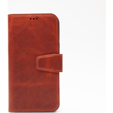 Wachikopa Classic Case El Yapımı Hakiki Deri iPhone 14 Plus Kılıfı