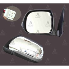 Taiwan AYNA DIŞ DİKİZ HILUX 2012 ELEKTRİKLİ SİNYALLİ OTOMATİK KATLANIR KROM SOL 87940 0K740