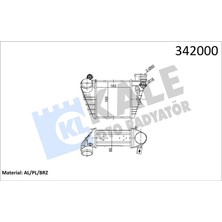 TURBO RADYATÖRÜ INTERCOOLER GOLF 4-BORA-A3-OCTAVIA-TOLEDO-LEON 1.9TDI 18310189.51085 AL/PL/B