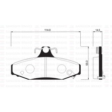SANGSIN ÖN BALATA A6 2.7T QUATTRO 1997-2005 ARKA BALATA DİSK SSANGYONG MUSSO 1995 KORANDO 2002 4841305000 48413050A0 WVA23242