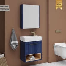 Wons Berln 50 cm Lacivert Banyo Dolabı
