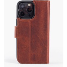Wachikopa Magic Case El Yapımı Hakiki Deri iPhone 16 Plus Kılıfı