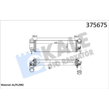 TURBO RADYATÖRÜ INTERCOOLER NISSAN NAVARA NP300 2.3 DCI 2015MERCEDES 10-CLASS 2.3 3.0D 2015