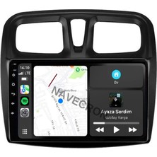 Navecron Renault Symbol 2013+ 9" Uyumlu Androıd Multimedya Gerçek 2/32 Kablosuz Carplay Geri Görüş Kameralı
