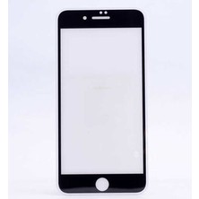 Mobify iPhone 6s Plus Siyah Ekran Koruyucu Ekranı Tam Kaplayan Kenarları Kırılmaya Dayanıklı 5d Cam