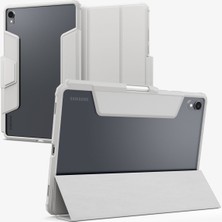 Spigen Galaxy Tab S11 Ultra ile Uyumlu Kılıf Ultra Hybrid Pro Manyetik Stand özellikli Sararmaya Dayanıklı Gri Şeffaf Kapak - ACS10220 (Spigen TR Garantili)