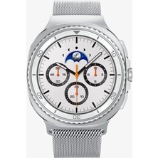 Spigen Samsung Galaxy Watch 8 (46mm) & Watch 8 (44mm) & Watch 8 (40mm) ile Uyumlu Kordon Kayış Band Metal Fit Silver - AMP10121