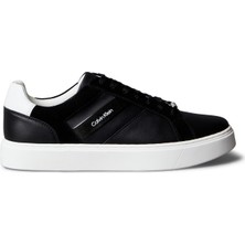 Calvin Klein Siyah - Beyaz Erkek Sneaker Classıc Cupsole Laceup Tape Lth