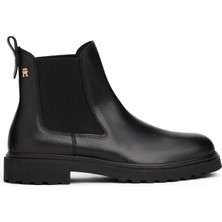 Tommy Hilfiger Deri Siyah Kadın Bot FW0FW08766BDS