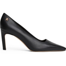 Tommy Hilfiger Deri Siyah Kadın Stiletto FW0FW08993BDS